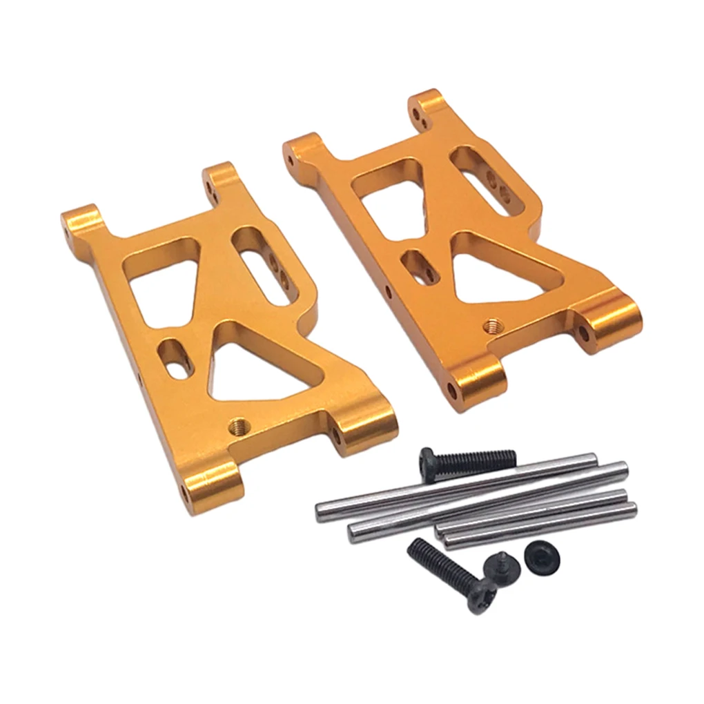 RCGOFOLLOW 2pcs Front Lower Suspension Arm Swing Arm for 1/14 Wltoys 144001 RC Car Upgrade Aluminum Alloy Parts RCGF