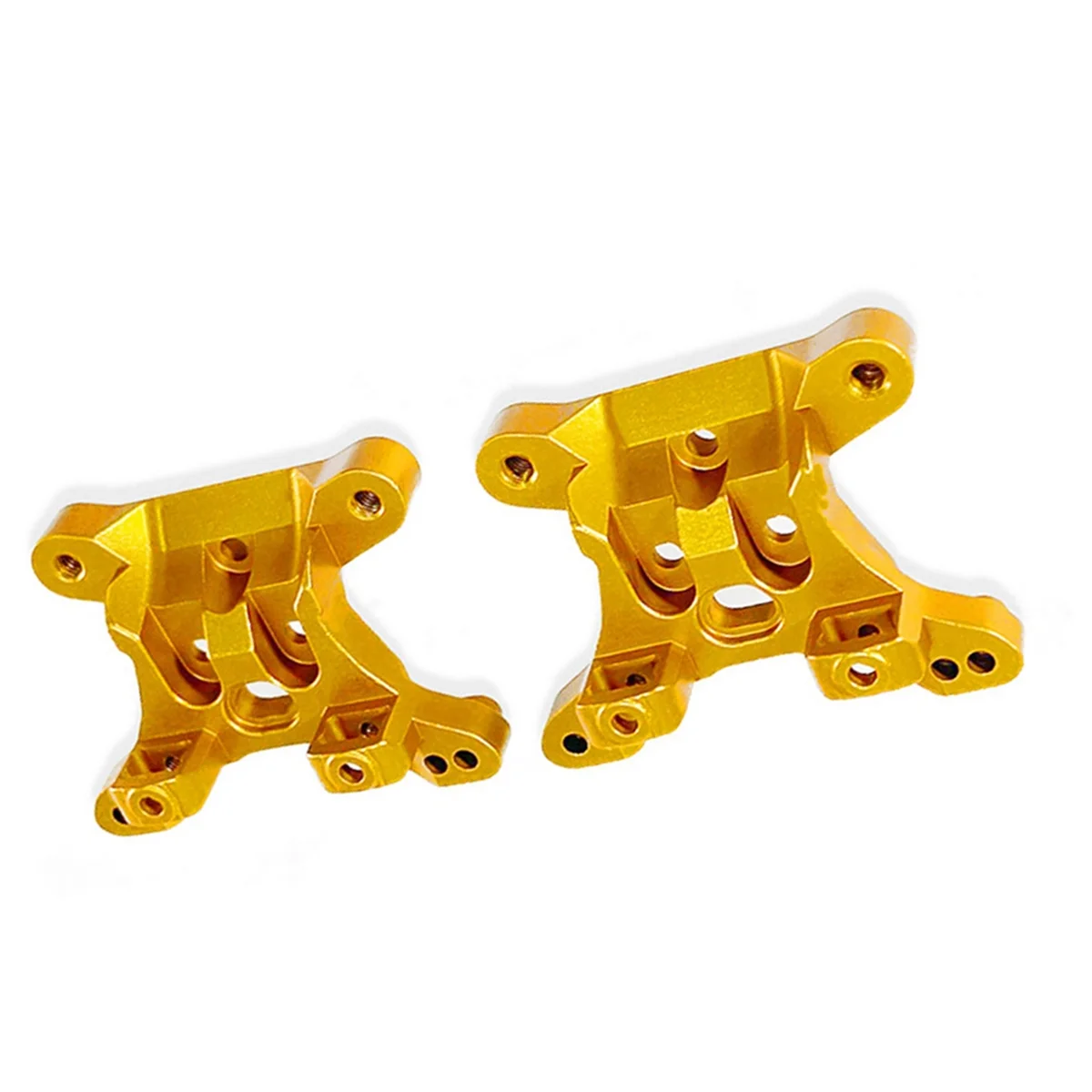 Aluminium Alloy Front and Rear Universal Shockmount for SCY1/16 16101 16102 16103 16101PRO RC Car Upgrade Parts Gold