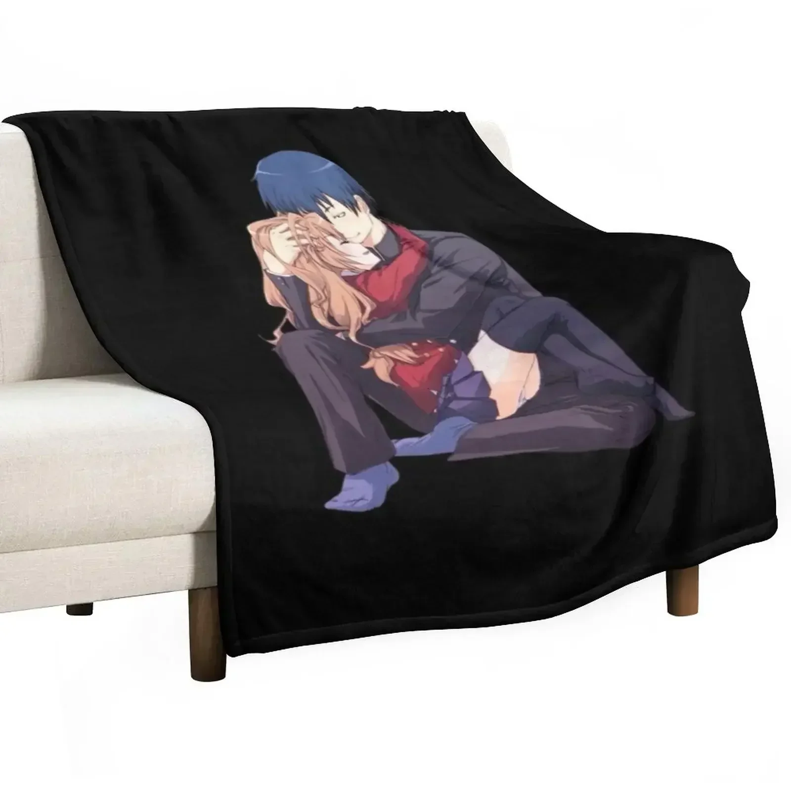 

toradora Throw Blanket Cozy Sofa Blanket for TV Watching Napping