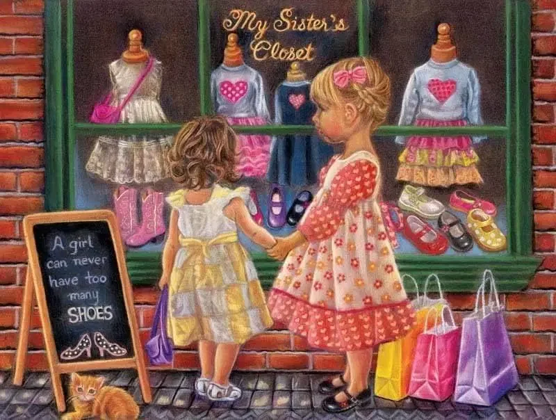    Puzzle en bois pour placard de ma sœur, 520/500/300 pièces, pour jeux d'activités familiaux stimulants, cadeau de fête