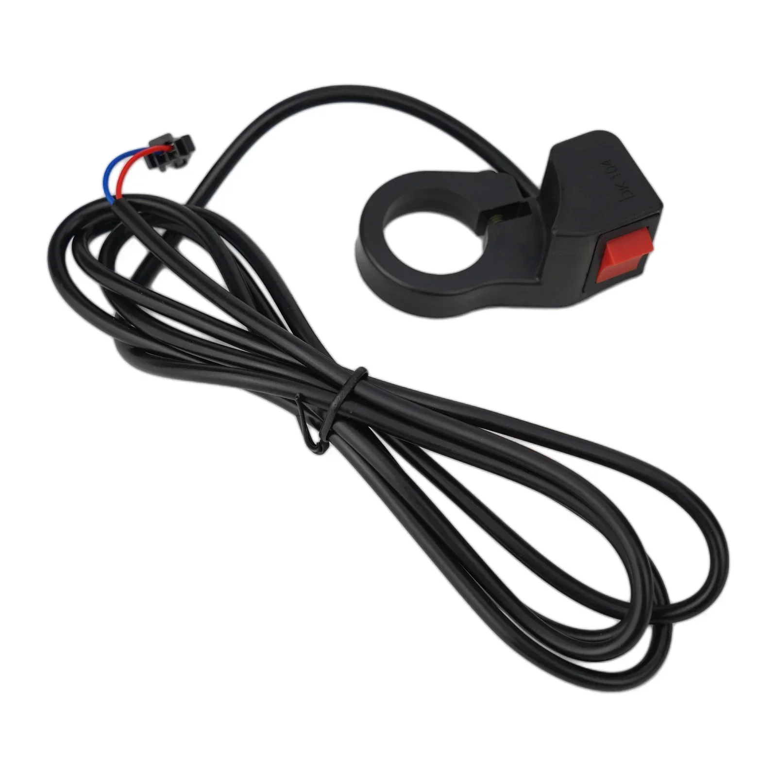 Convenient Rocker Switch Button For Electric Bike Scooter, Suitable For Head Lamp, Speed Limit, Reverse Black PVC Material