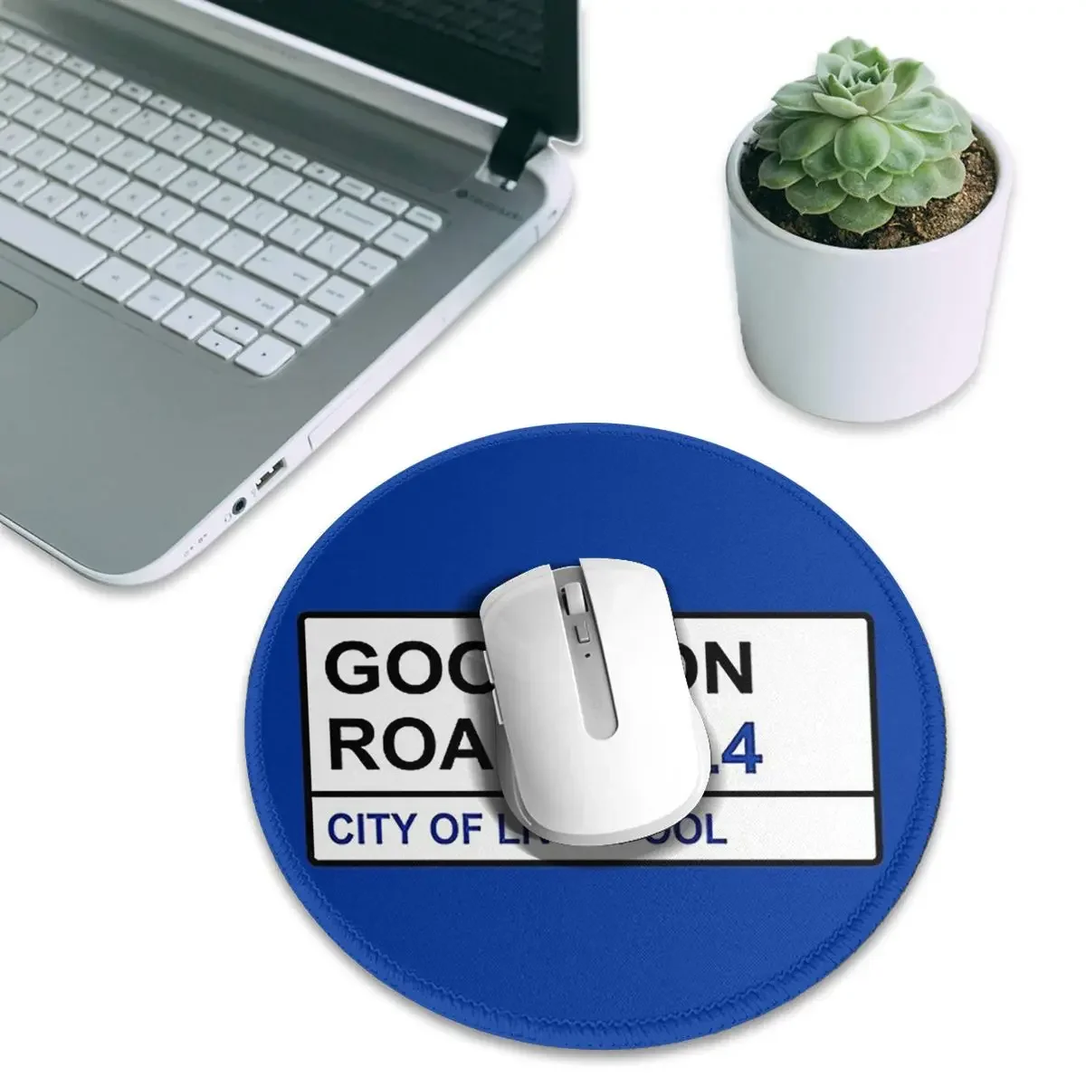 Everton Football Team Goodison Road Street Sign Round Mouse Pad Computer Keyboard Mouse Mat Gamer Laptop Desk Mat