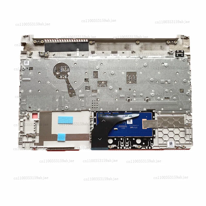 95%新しい L52155-001 HP 15S-DU DY DW ラップトップ C シェル指紋穴キーボード XMSJ