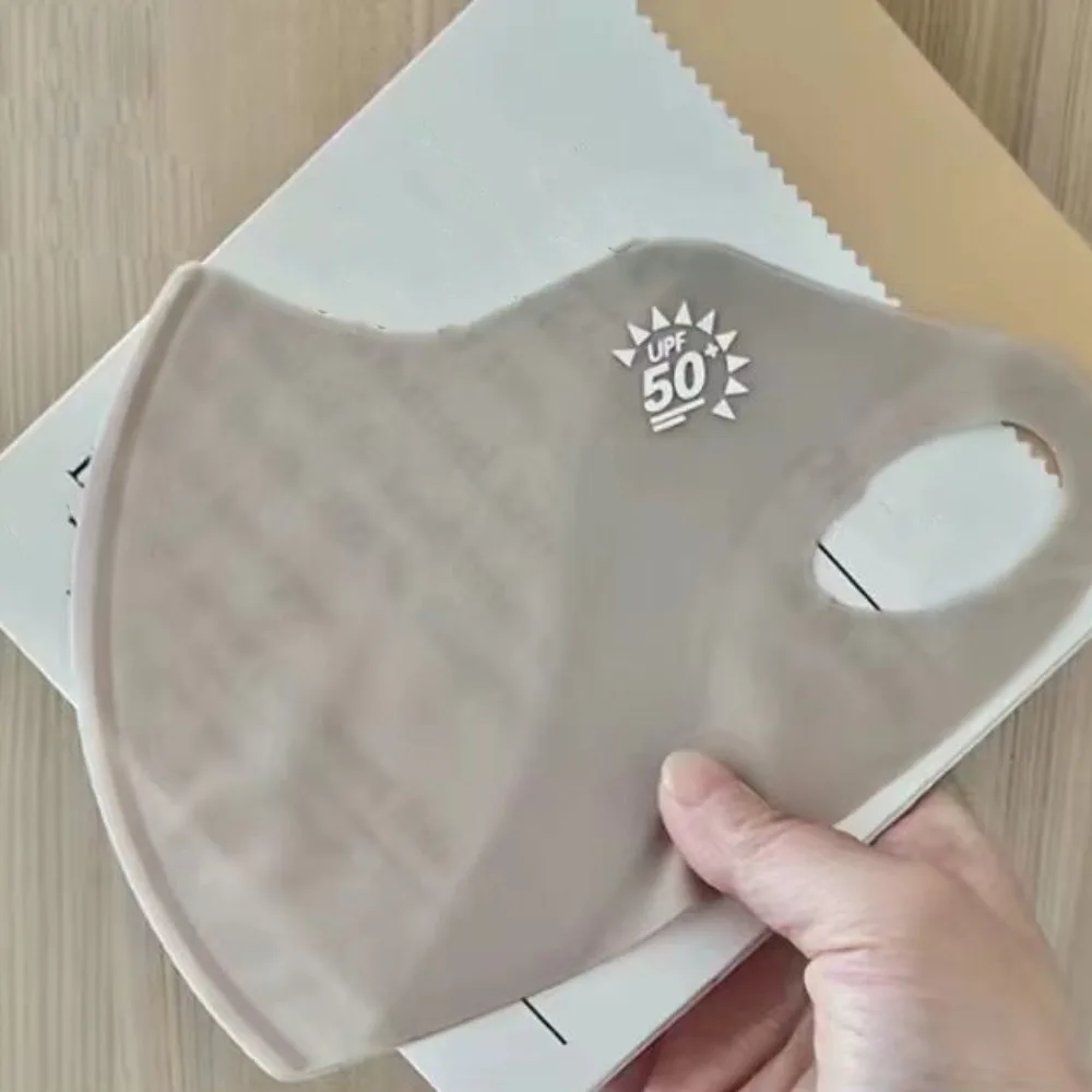 ホット販売通気性アイスシルクマスク跡のない抗 UV 乗馬フェイスマスク抗花粉極薄抗太陽マスク外出