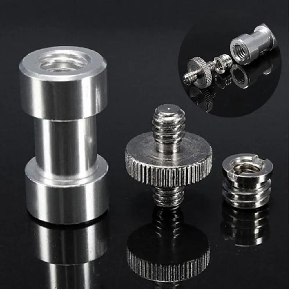Hot 1/4"To 3/8" Camera Tripod Stand Converter Adapter Camera Flash Tripod Light Stand Thread Screw Mount Adapter