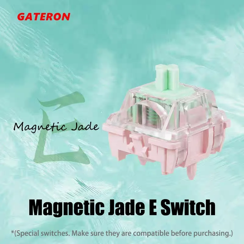 

GATERON Magnetic Jade E Switch Linear HIFI Pre Lubed Custom Magnetic Mechanical Keyboard Freely Setting Pre-travel Hall Sensor