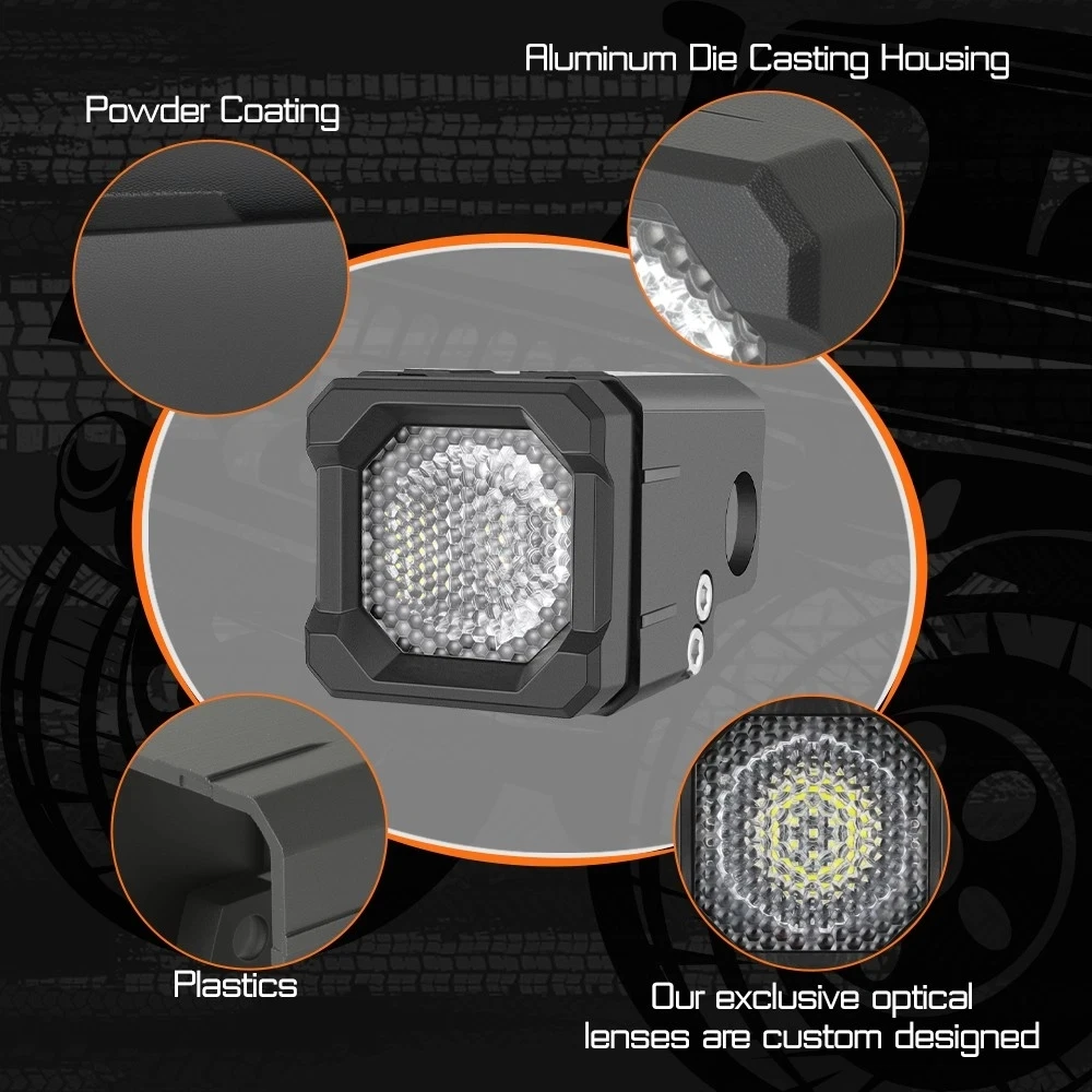 الأحمر والأبيض LED سحب وصلة عدة احتياطية عكس الضوء لشاحنات بيك اب SUV Jeep 2 "x 2" HitchMount العالمي وصلة ضوء عدة