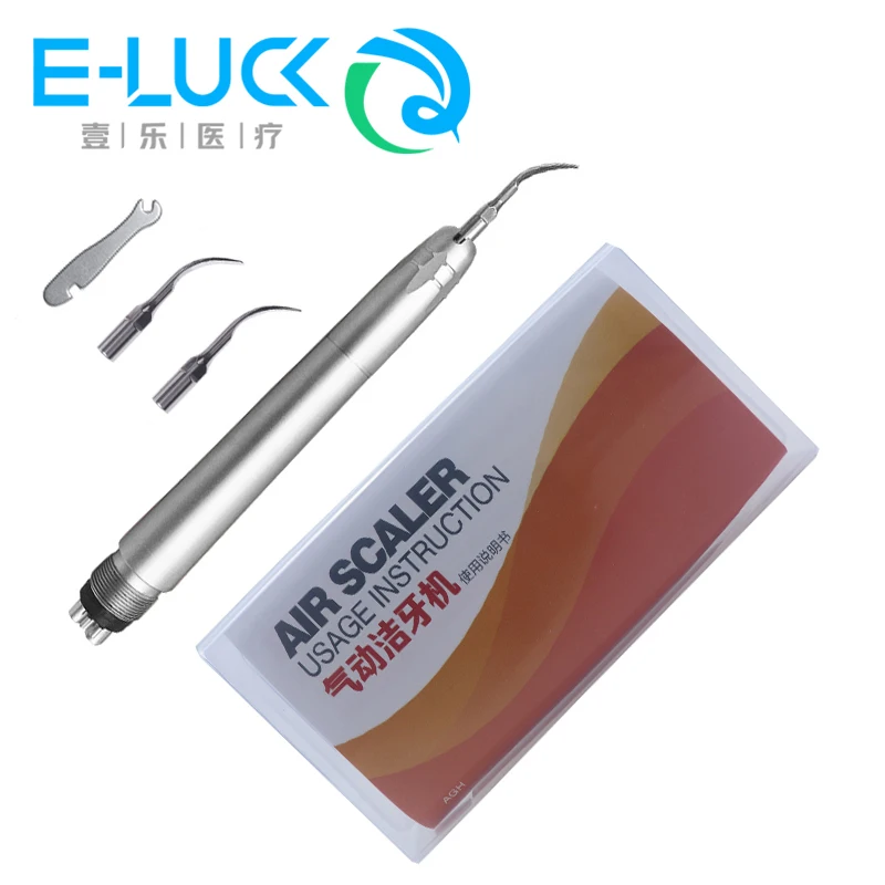 

1Set Dental Ultrasonic Air Scaler 2/4 Holes Handpiece Whiten Teeth Cleaner With 3 Tips Dental Tools