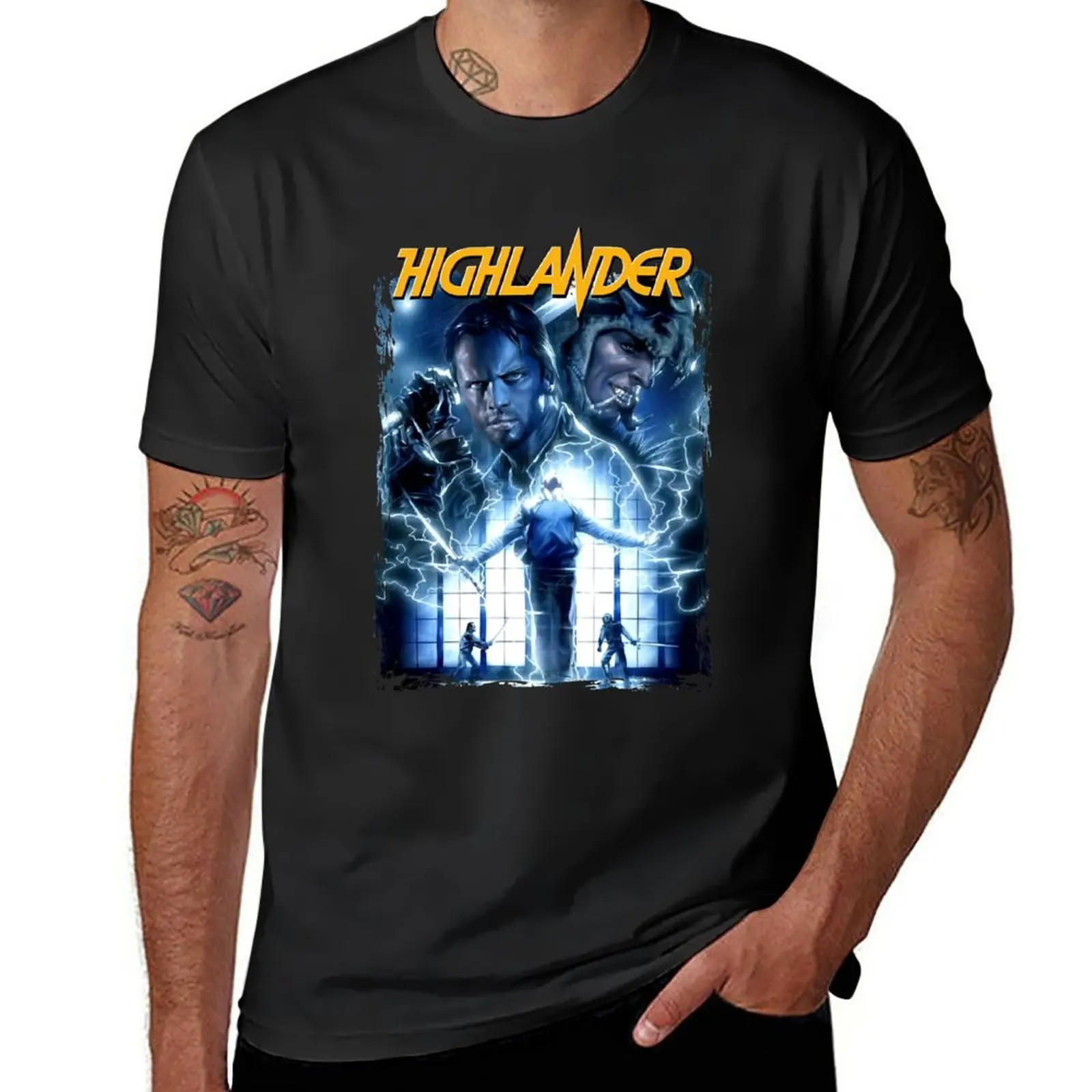 Modern Action Fantasy Story Legendary Thirst Highlander Movie Berlin T-Shirt sublime t shirt mens t shirt