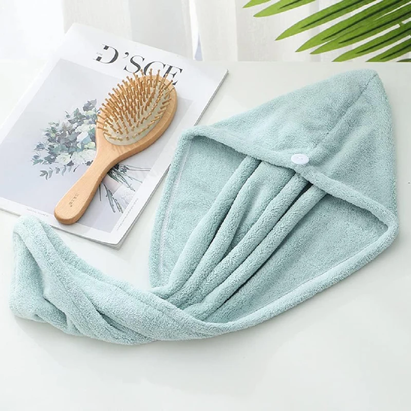 Dry Hair Towel Quick-drying Hair Towel Women's Shower Cap Absorbent Dry Hair Dry Hair Cap Fluffy Water Absorption Strong Water