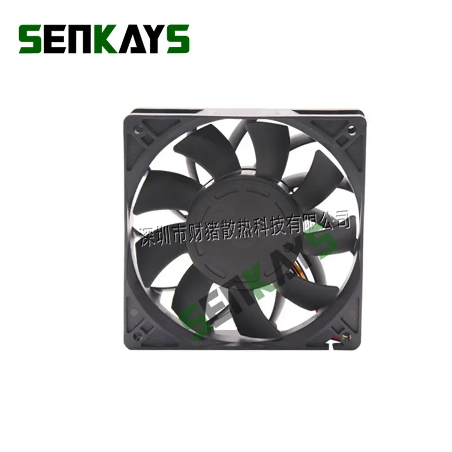 

pa Dual Ball Bearing 120MM 12cm 12025 CPU Fan 120x120x25mm DC 24V Computer Case Cooling Fan 4pin PWM