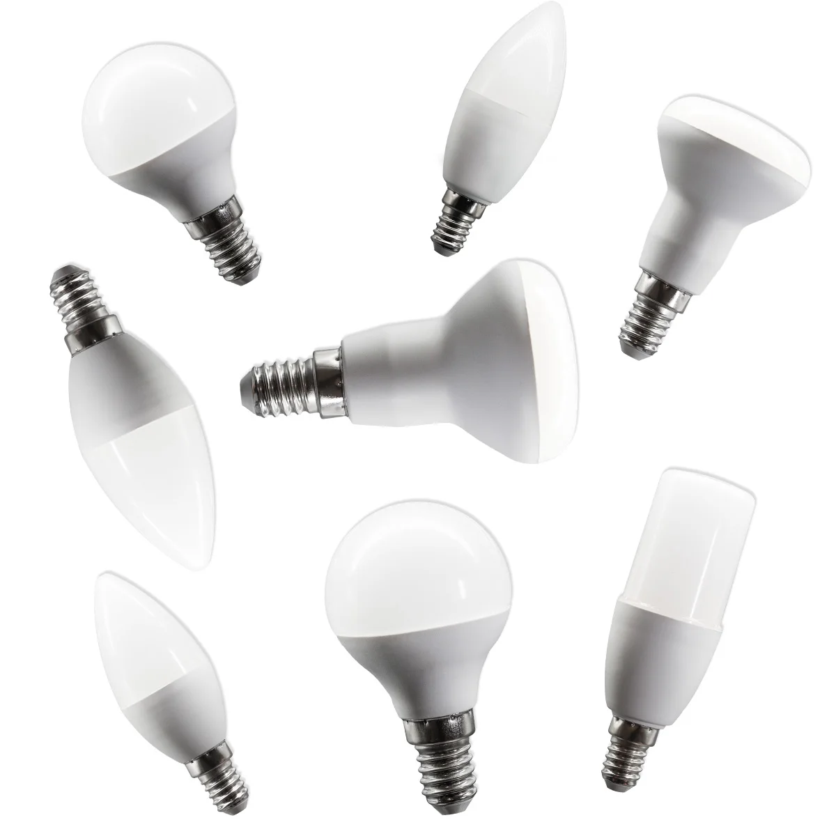 10PCS 3W 6W 9W LED Candle Bulb E14 LED Lamp Indoor Warm Cold White Light AC 220V 240V Led Light Bulb Home Decor Chandelier