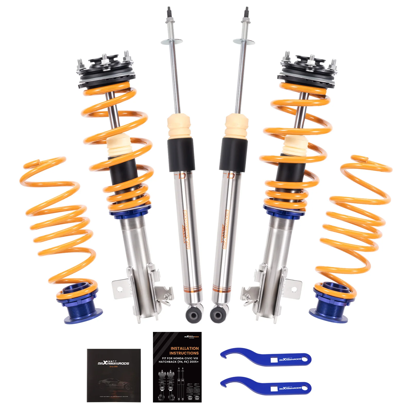 

Комплект амортизаторов MaXpeedingrods Comfort Coilovers для Honda Civic 2006-2011 FA FG
