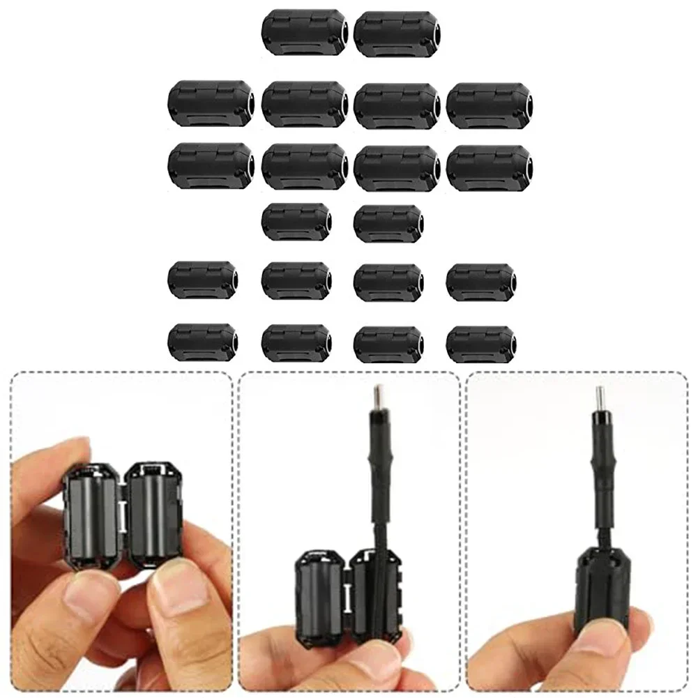 

Cable Filter Clip-On Ferrite User-Friendly Design Versatile Applications Ferrite Core For Noise Reduction 13mm Home Electronics