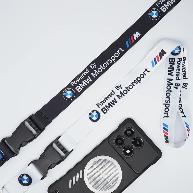 الحبل النايلون شعار السيارة المفاتيح بطاقة العمل معرف الهاتف الخليوي كيرينغ لسيارات BMW m الأداء e90 e60 e46 اكسسوارات السيارات التصميم
