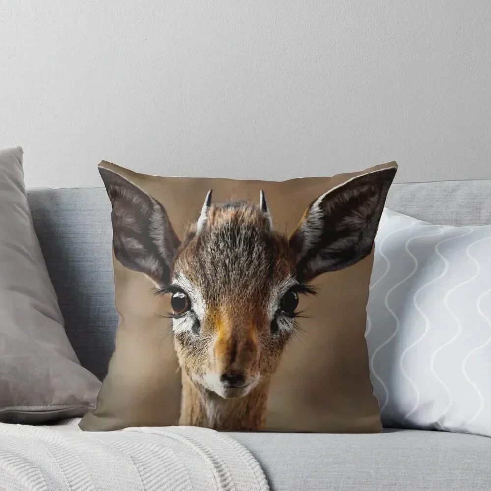 

Dik Dik- smallst Antelope of South Africa Throw Pillow Decorative Cushions Pillowcases Bed Cushions Decorative pillowcase pillow