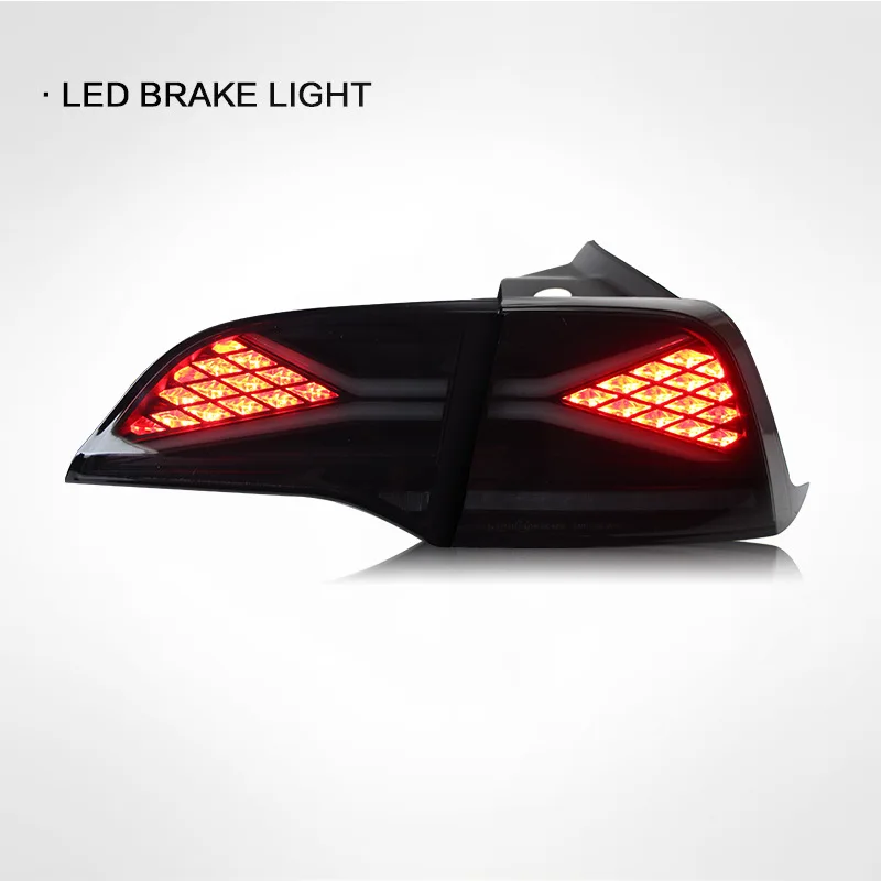 مناسبة لمجموعة الضوء الخلفي Tesla Model 3 Y المعدلة RGB Symphony LED ضوء الجري إشارة الانعطاف المائية #4