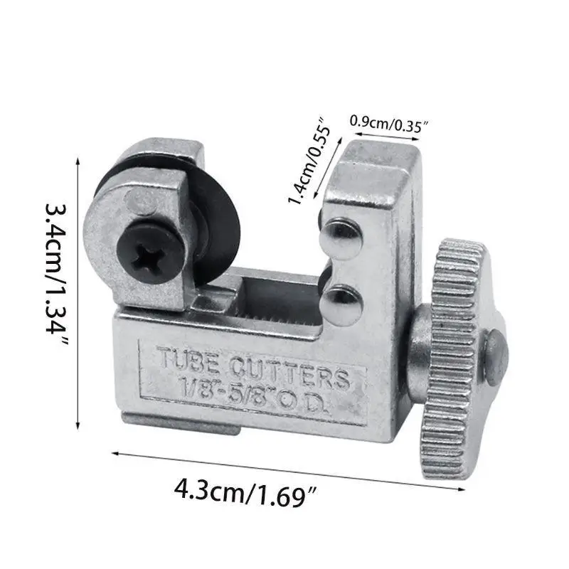 R9UF Stainless Steel Heavy Duty Tube Pipe Cutters Pvc Brass Copper Aluminum 1/8