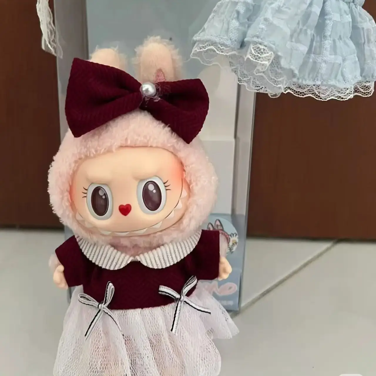 

17 см Labubu V2 V1 модная одежда, аксессуары для куклы Idol, одежда для детей, подарок Labubu Ropa