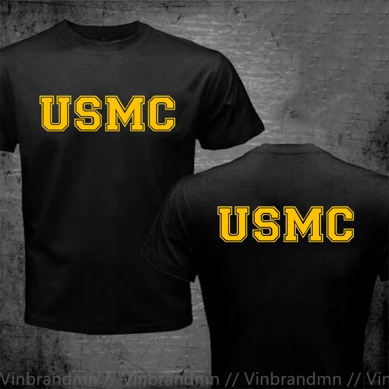 USMC Veteran Athletic Marines Tshirts In Military Green T Shirt US Army Marine Fashion Classic T-shirt Cool Summer Tops Tee