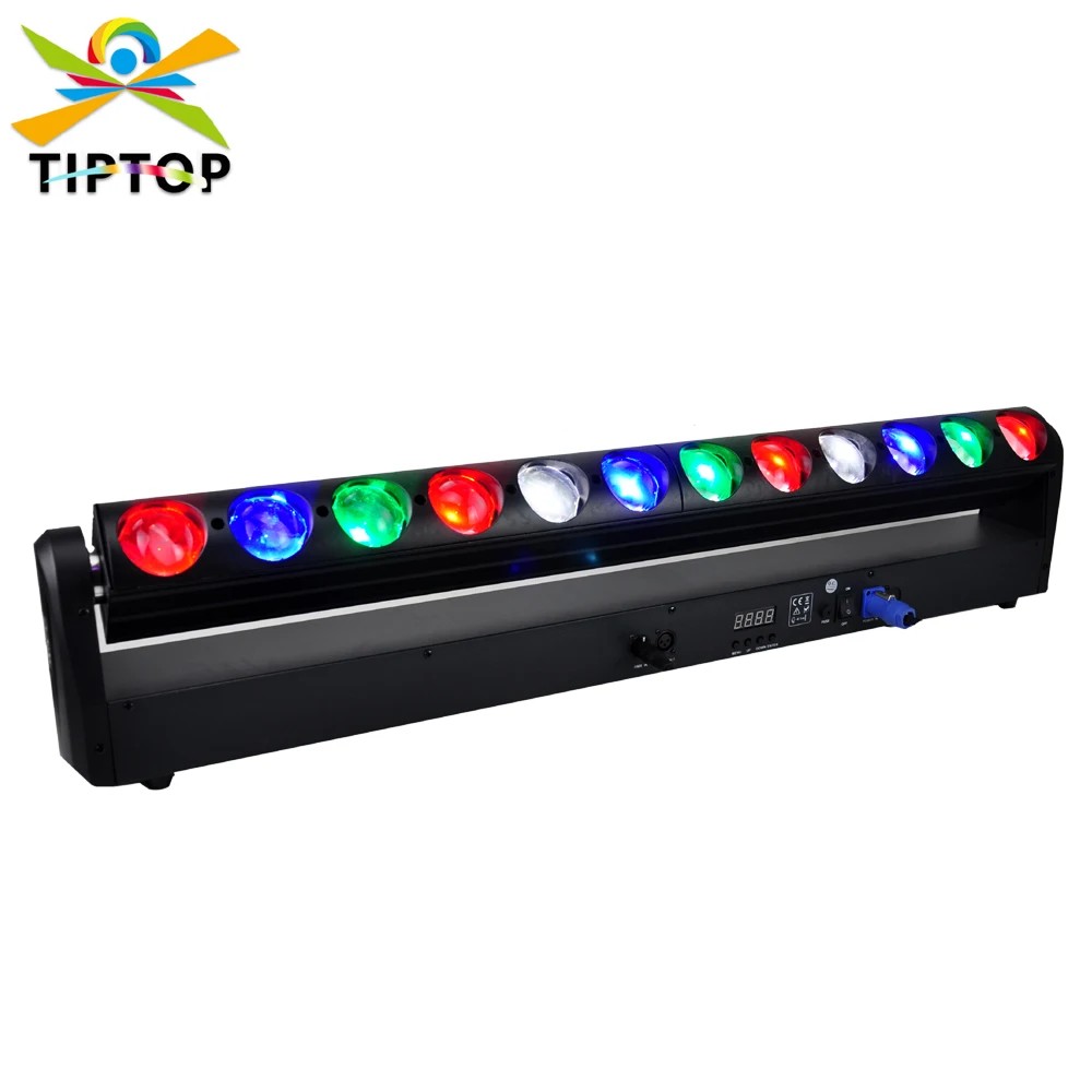 

Gigertop Bar Strip RGBW Color Beam Led Moving Head Light 12 x 30W Each Head with Pixel Effect 13/57 DMX Channels TP-WP1230