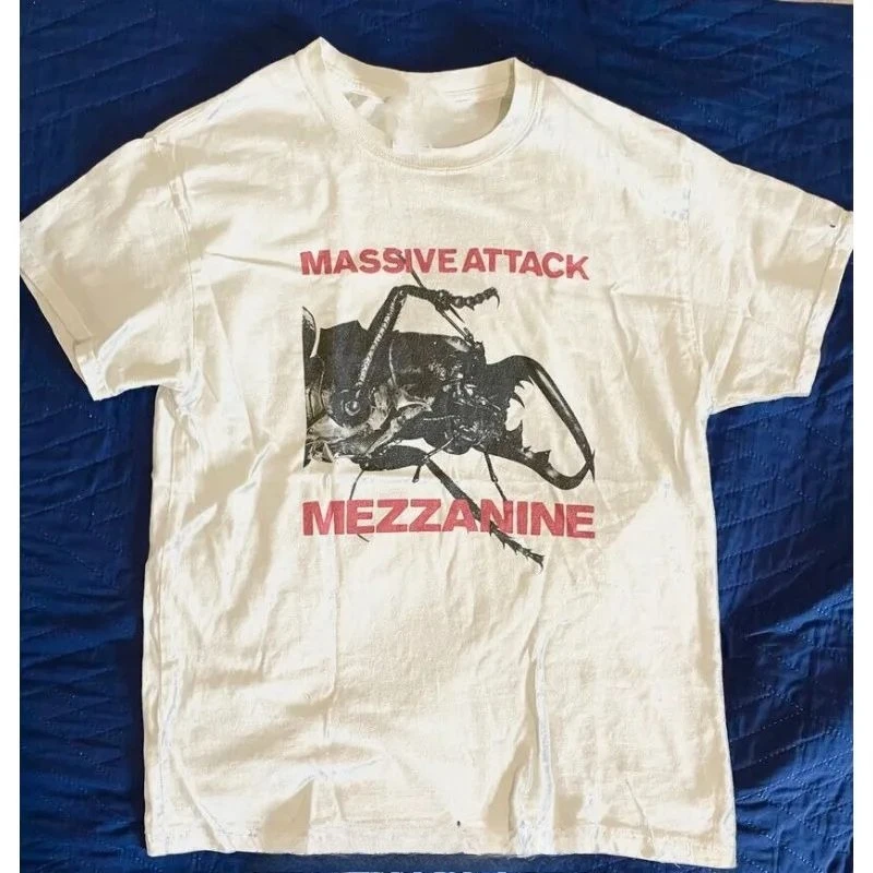 T-shirts style Harajuku, T-shirt Massive Attack Mezzanine, été, nouveau style Y2K rétro, T-shirt décontracté imprimé, streetwear ample unisexe
