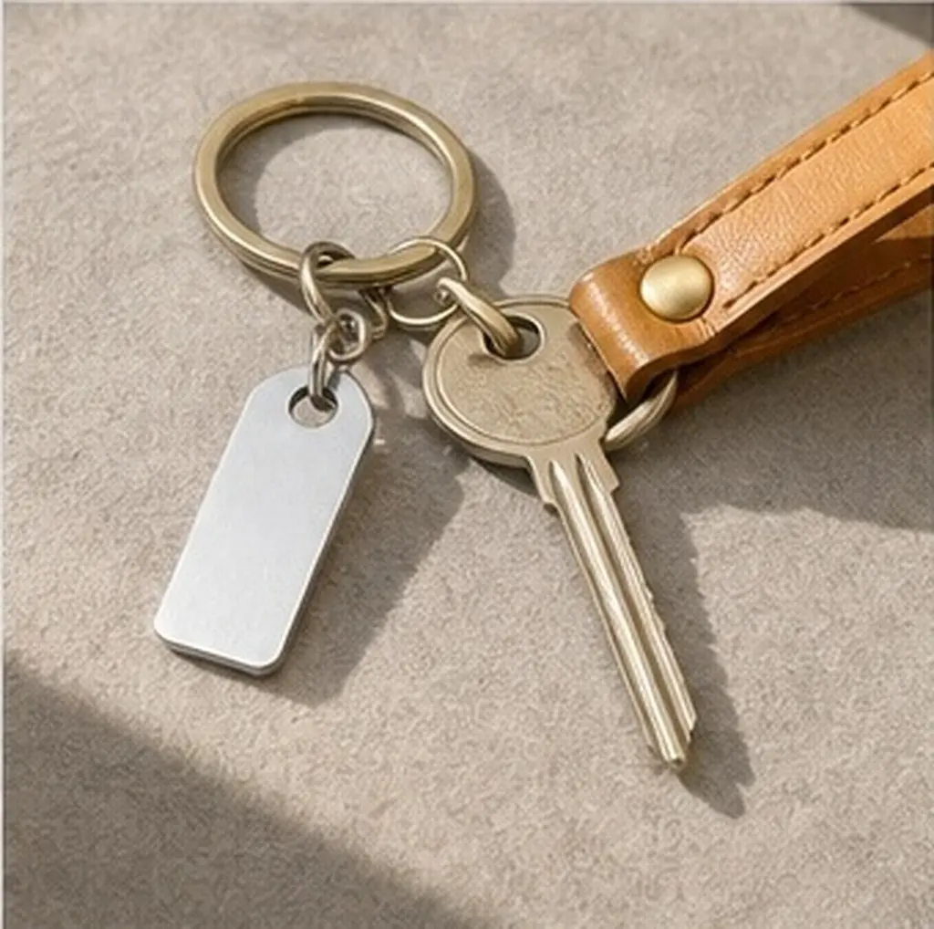 40 etiquetas metálicas rectangulares de acero inoxidable en blanco para identificación de mascotas, joyería, llaveros y grabado artesanal – etiquetas para proyectos de bricolaje.