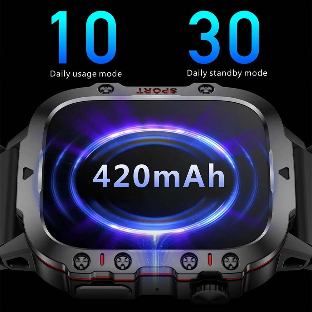 Oryginalne męskie inteligentne zegarki Bluetooth Call Fitness Clock 3ATM IP68 Swim Wodoodporny sportowy smartwatch dla kobiet Xiaomi Android 2025