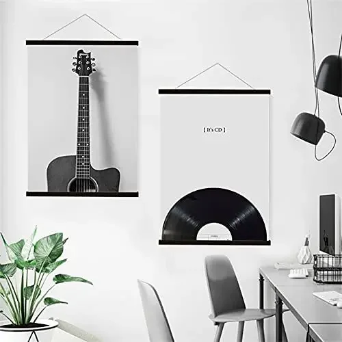 21-50 سنتيمتر المغناطيسي خشبية شماعات الصور إطارات المشارك صور الرسم على لوحات القماش الجدارية طباعة اللوحة خشب الصنوبر غرفة المعيشة ديكور المنزل