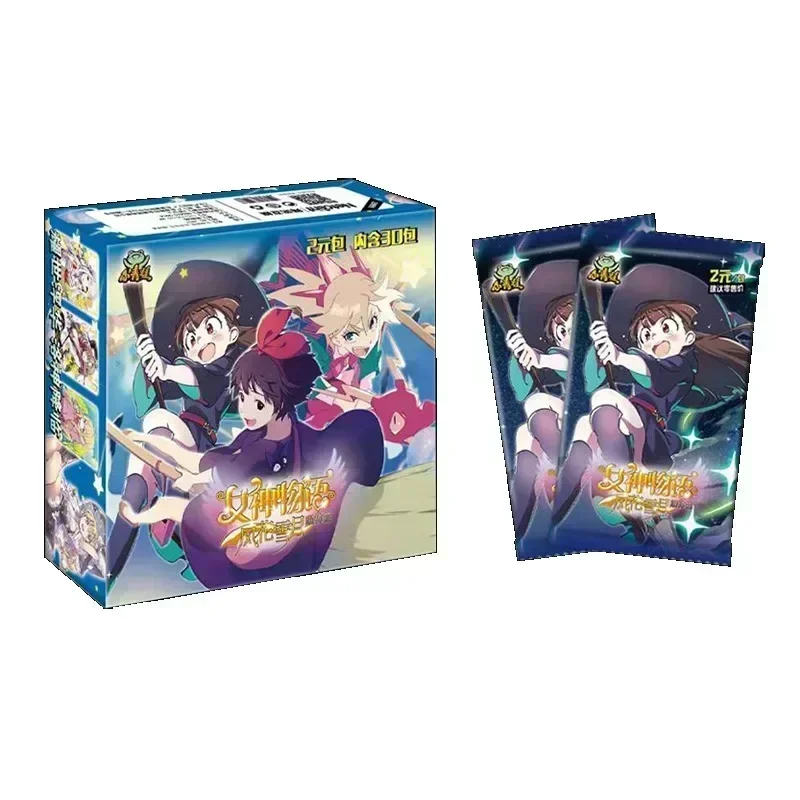 Dewi baru cerita koleksi kartu Set lengkap kotak Booster gadis Anime koleksi kartu Tcg permainan kartu meja mainan anak hadiah ulang tahun