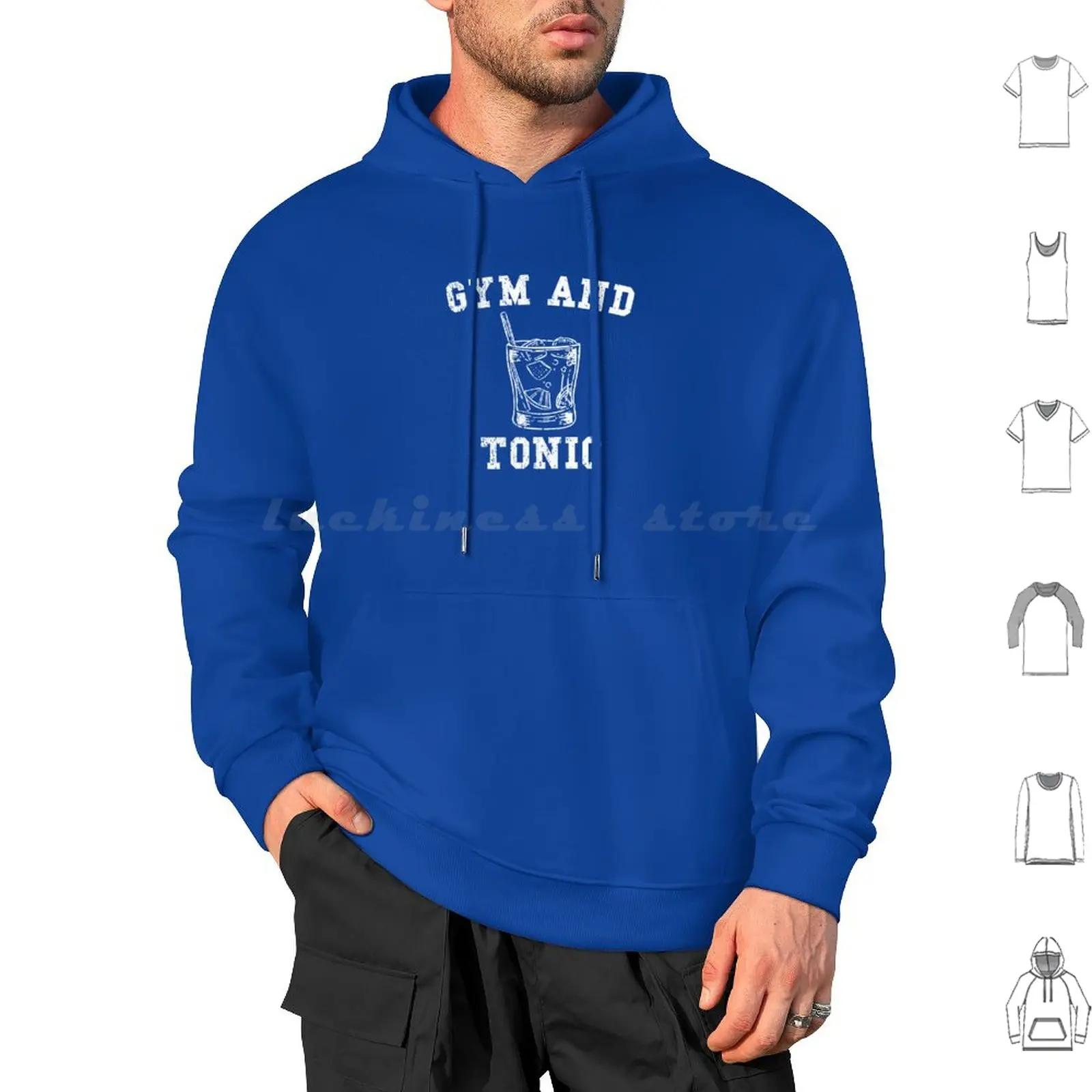 Fun Gym And Tonic Distressed Design Hoodies Long Sleeve Gym And Juice Gin And Juice Gin Juice Gym Workout Cocktail