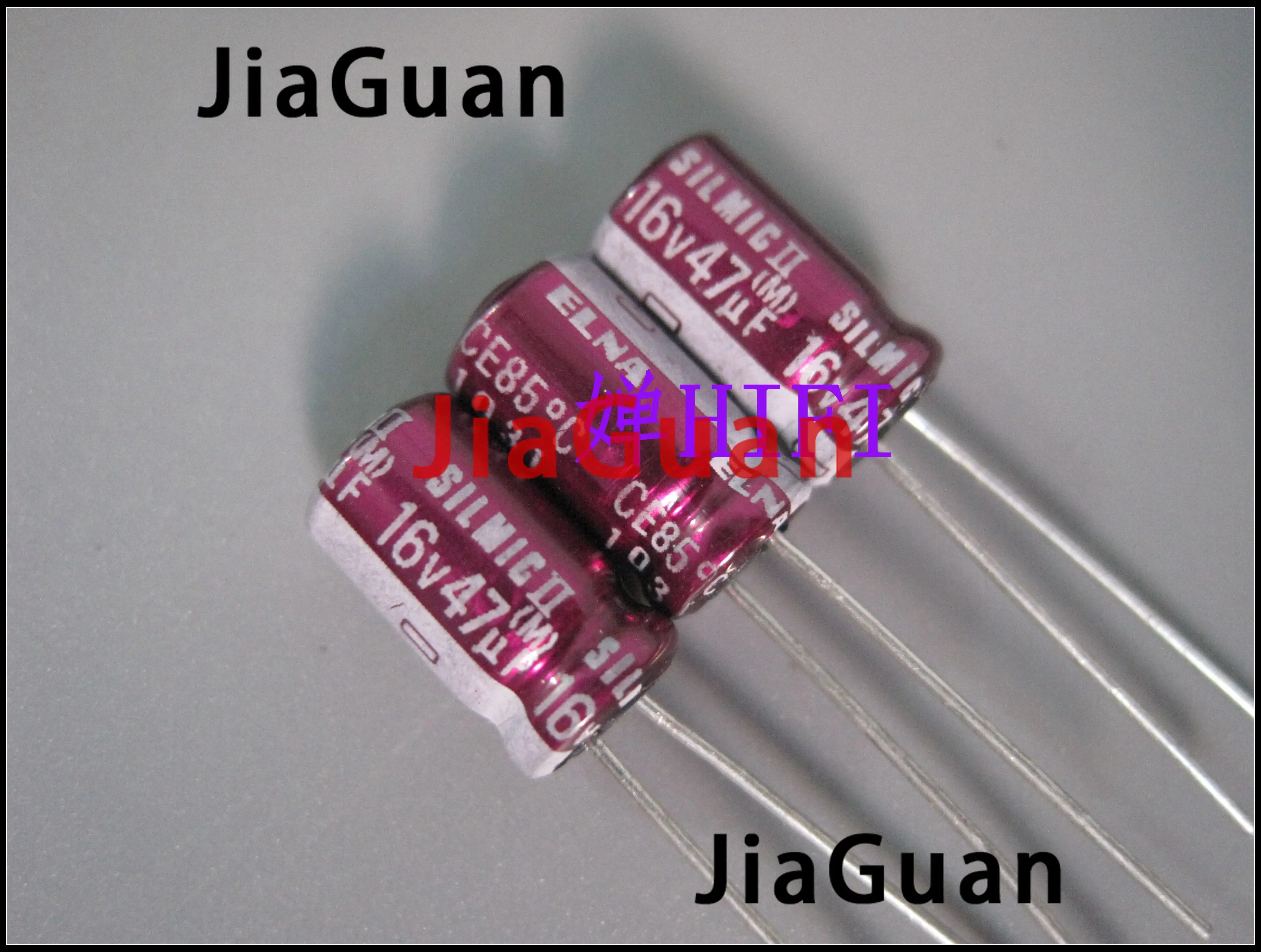 10PCS NEW ELNA RFS SILMIC II 16V47UF 6.3X11MM SILMICII 47UF 16V hot sale SILMIC2 47uf/16v Purple Red Robe 47UF16V