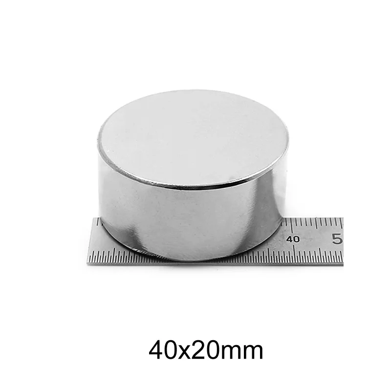 40x20 Thick powerful magnet 40x20mm Big Super Strong Round magnet 40*20mm For Home Refrigerators, Offices DIY 40*20
