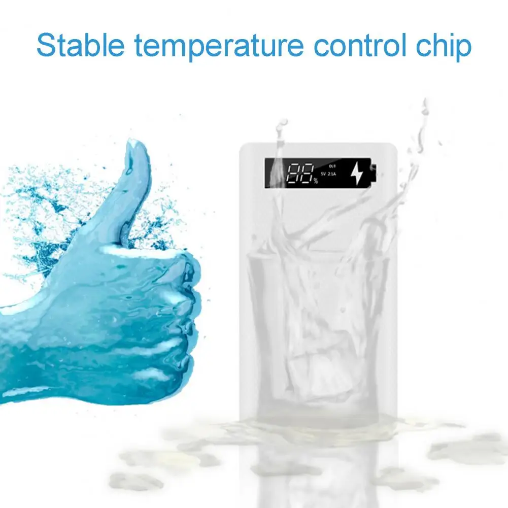 M6 Micro USB Type-C Power Bank Case DIY18650 Battery Charger Box with LCD Screen LED Light Shell Power Bank Accessoriesrs