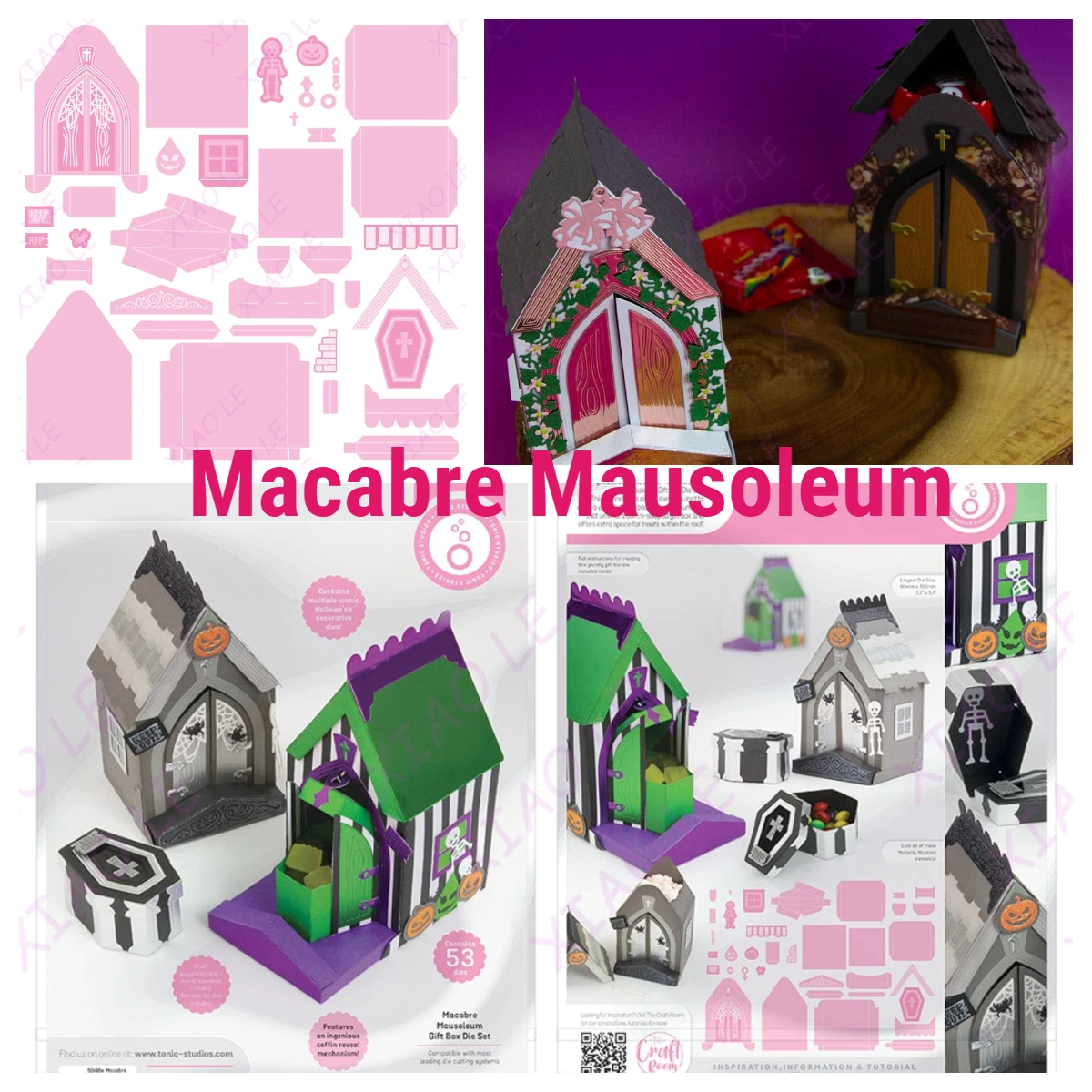 

Macabre Mausoleum 2025 New Metal Craft Cutting Dies For DIY Scrapbooking Paper Diary Decoration Manual Handmade For Embossing