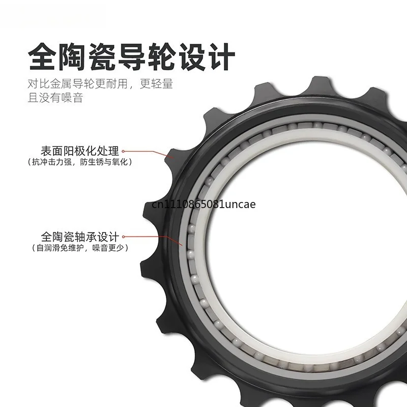 18T Hollow Eccentric Jockey Wheel Ceramic Bearing DIY Bike Parts Fit R8000 R7000 Road Bike Upgrade Accessories 2026 New