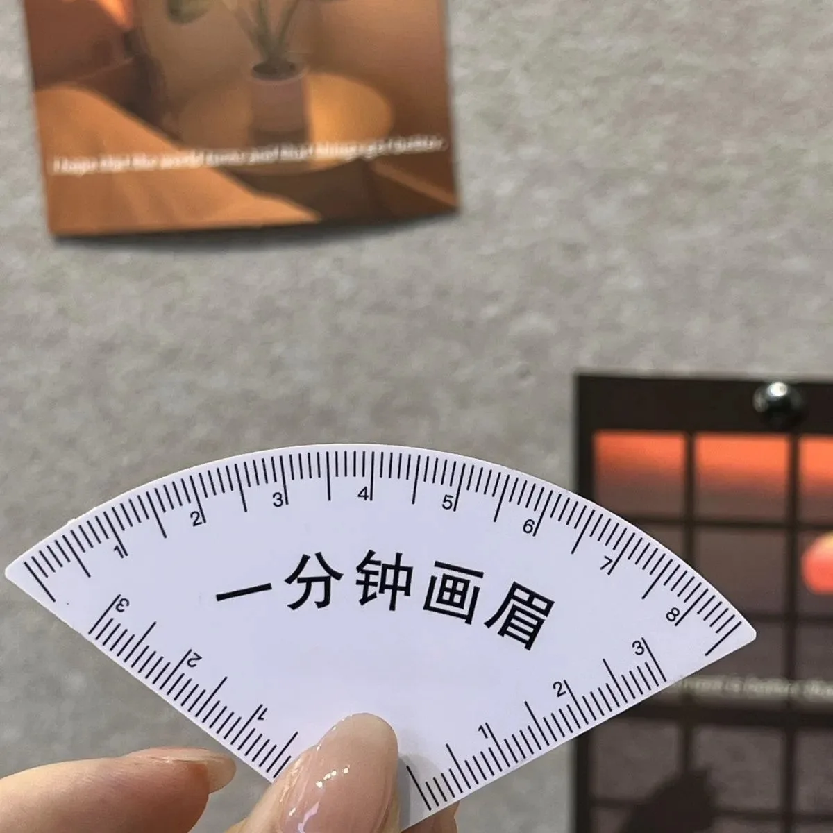 Snelle tekening Wenkbrauwontwerp Liniaal Microblading Mapping Tool Vormgeven Permanente make-up Tekening Gids Liniaal Tattoo Supplies Hergebruik