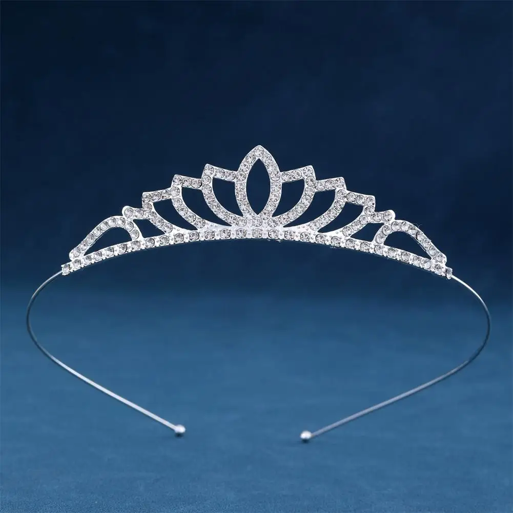 Rhinestone Crystal Hair Crowns For Women Queen Headbands Princess Hair Accessories Bridal Headdress Wedding Tiaras Jewelry