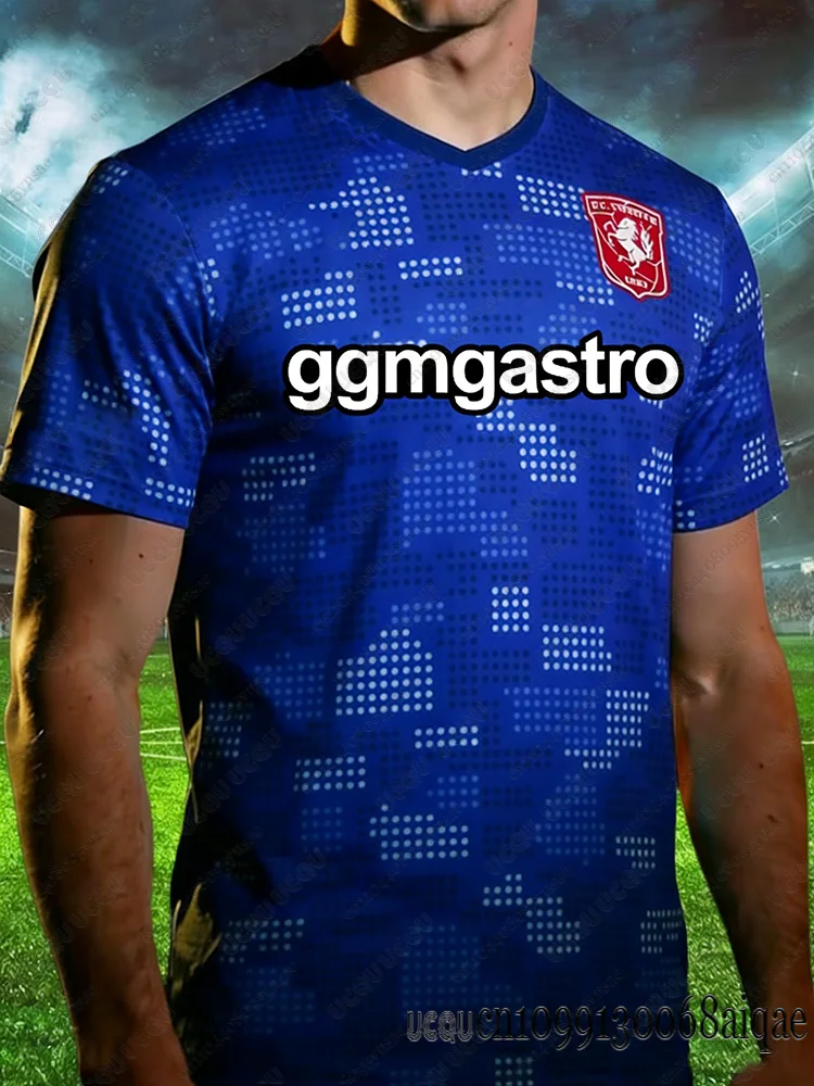 Zomer Nieuwe Heren Voetbalshirts Snel Droogende Fiets Shirts Nederland FC Twente 25-26 Voetbalshirt Volwassenen/Kinderen Team Uniform