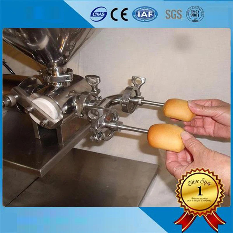 Máquina de Alta Calidad para Rellenar con Salsa de Chocolate, Jeringa para Crema de Donuts, Herramienta para Rellenar Pasteles y Bizcochos