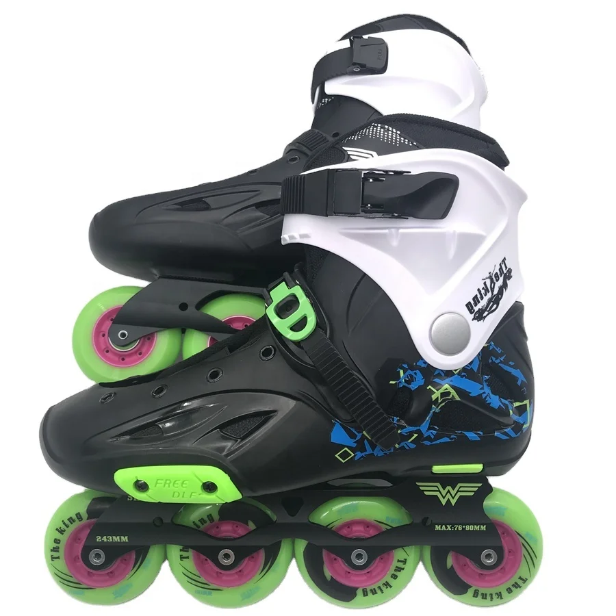 Wholesale Manufacturer Urban Slalom Hard boot Inline Roller Skates Shoes For Adult