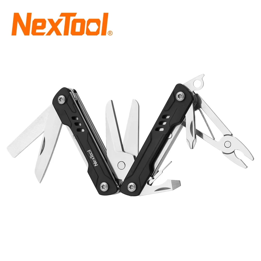 NexTool Mini Sailor Scissors Version 10 in 1 EDC Multitools Hand Pliers Tools Mini Pocket Folding Knife File Sim Card Pin Needle