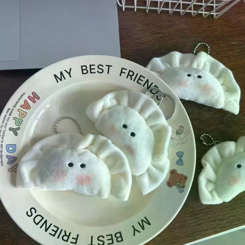 Simpatico portachiavi con ciondolo gnocco di peluche Portachiavi farciti morbidi per ragazzo ragazza per decorazioni per borse Giocattoli di peluche Accessori per studenti