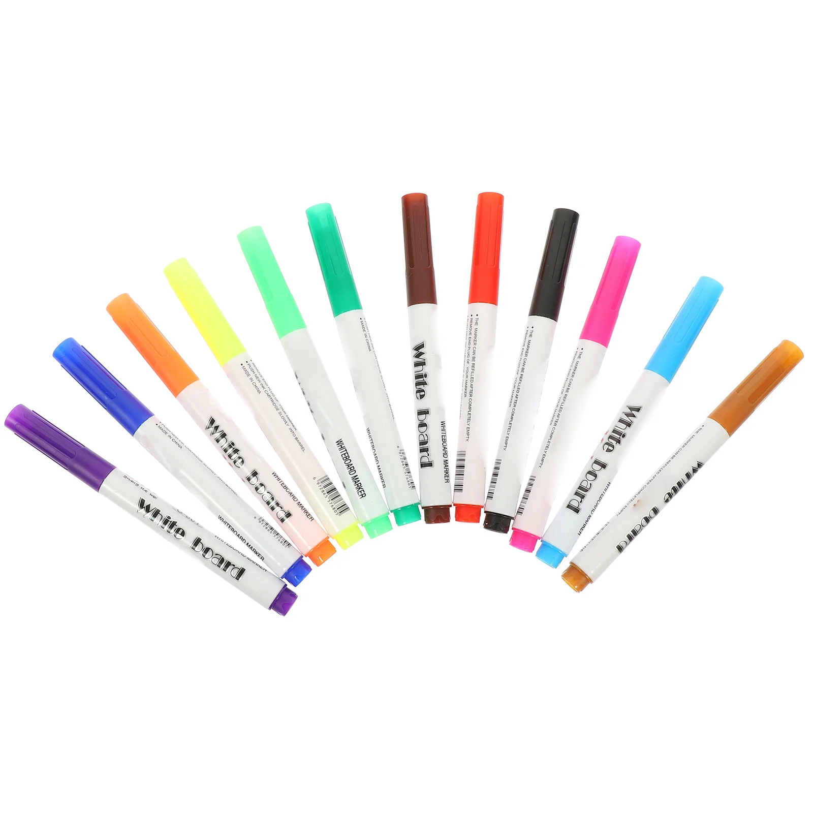

12Pcs Whiteboard Markers Erasable Painting Pens for Smooth Flow Portable Water Activated Floating Drawing Pen Classroom