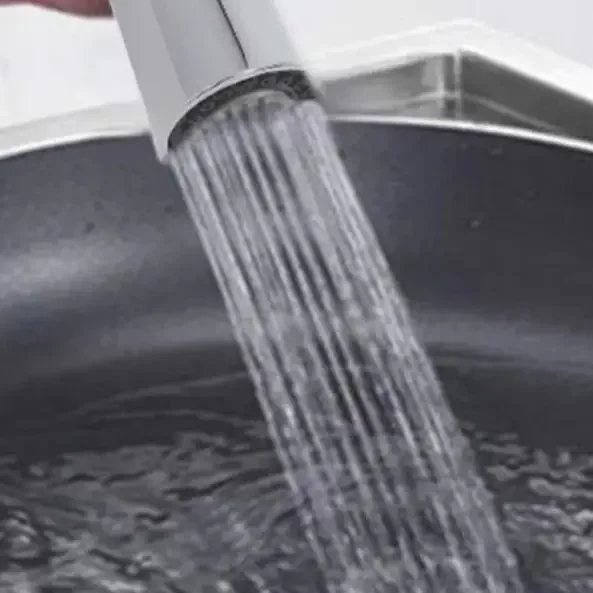 

Kitchen Tap Faucet Shower Head With Excellent Waterproof Performance ABS Material G1/2 Size Silver/Black/Brushed/Gray