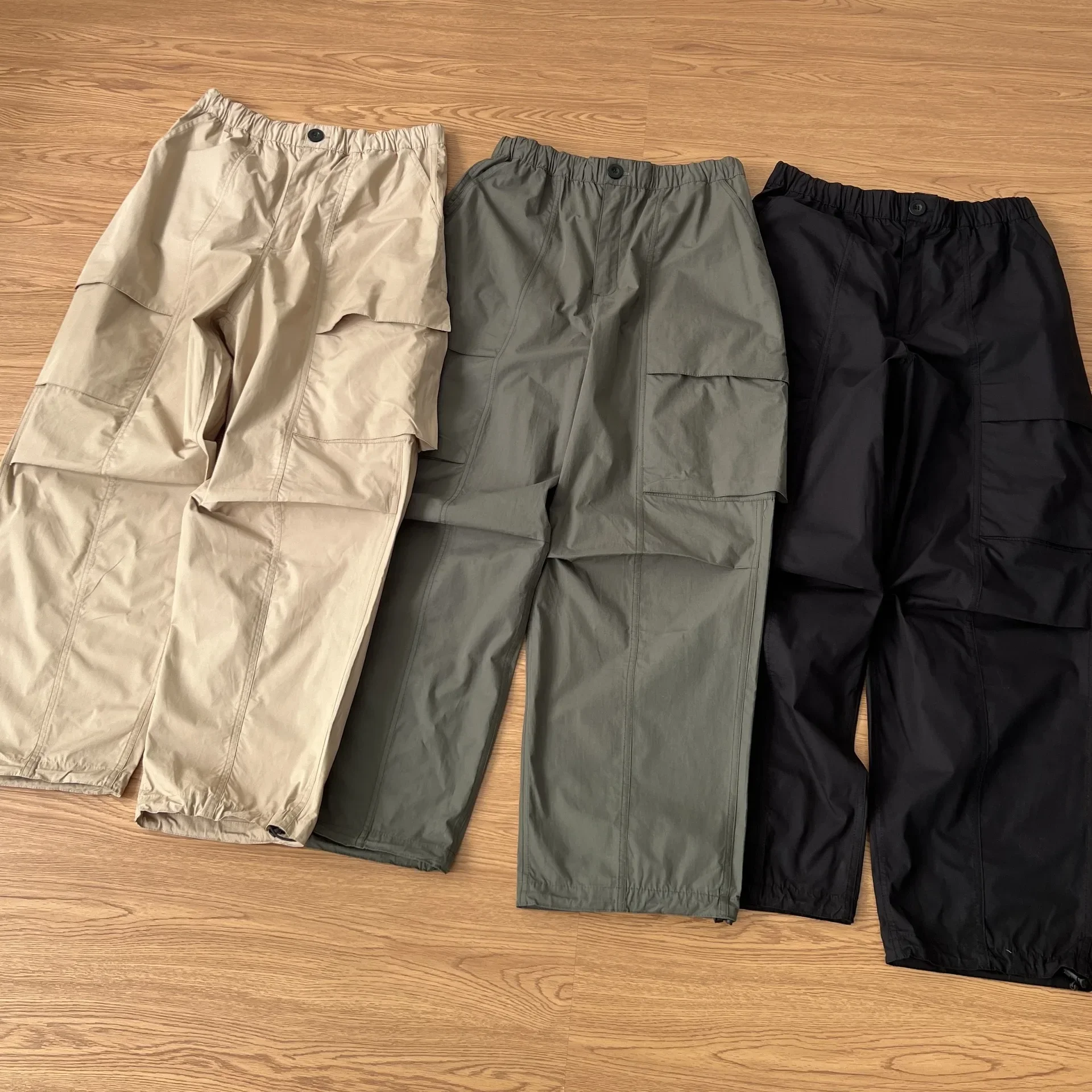 

Multi Pocket Loose Casual Pants Skateboard Straight Tube Workwear Pants cargo pants men Japanese Streetwear harajuku