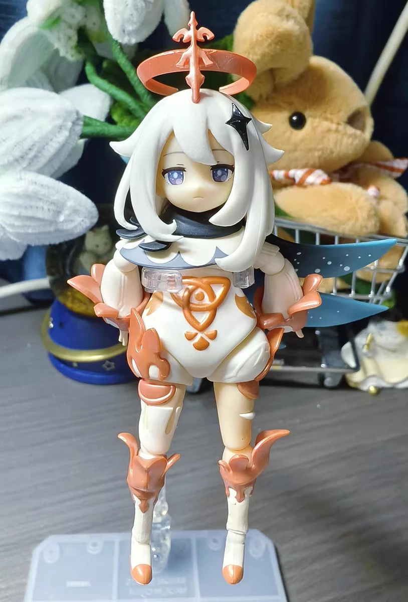 

In Stock Bandai Original Genuine S.H.Figuarts Genshin Impact Paimon Figure Anime Action Figure Model Toys Collection Doll Gifts