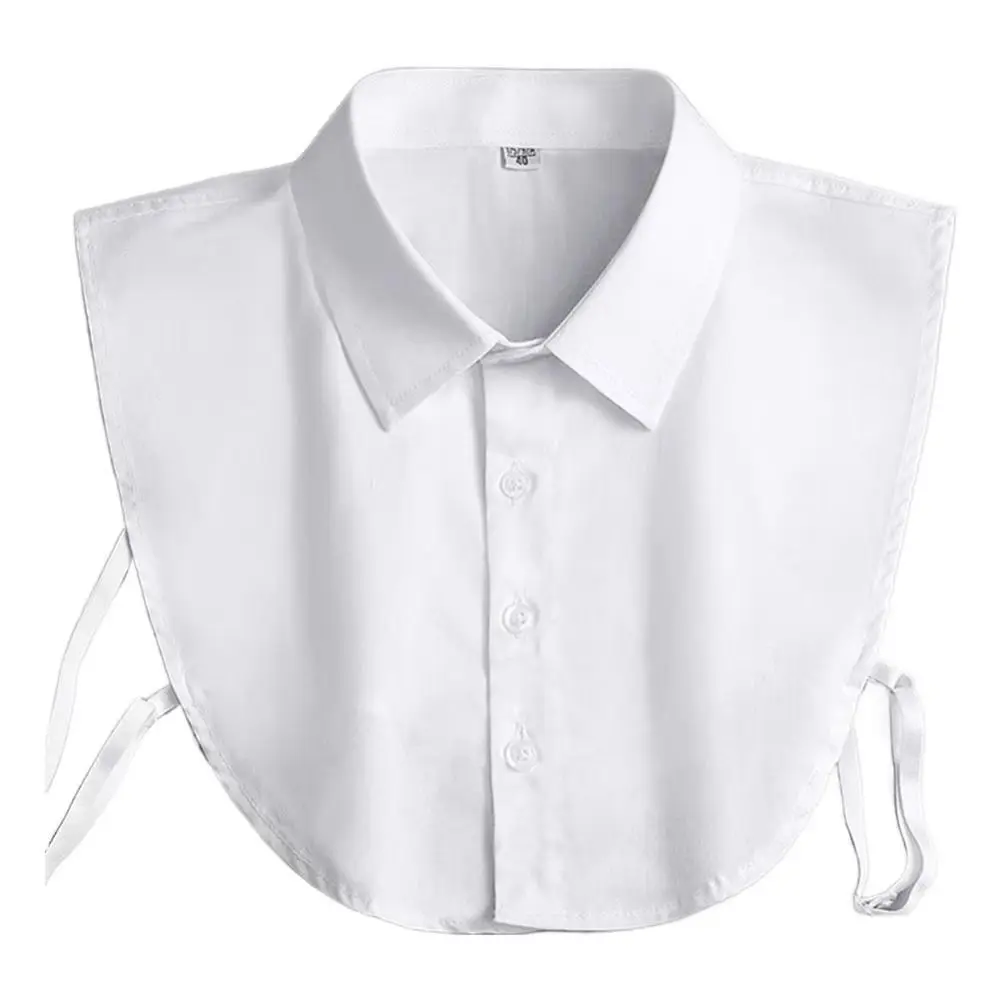 Retro Detachable Fake Collar Black Sharp Collar Lapel Half Shirt Square Collar White Adjustable Neckline Clothes Decoration