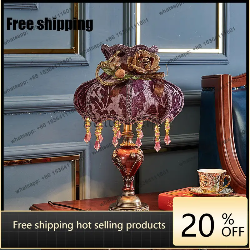 European bedroom bedside warm light luxury American retro wedding ceremony dowry Changming ornamentFactory Direct