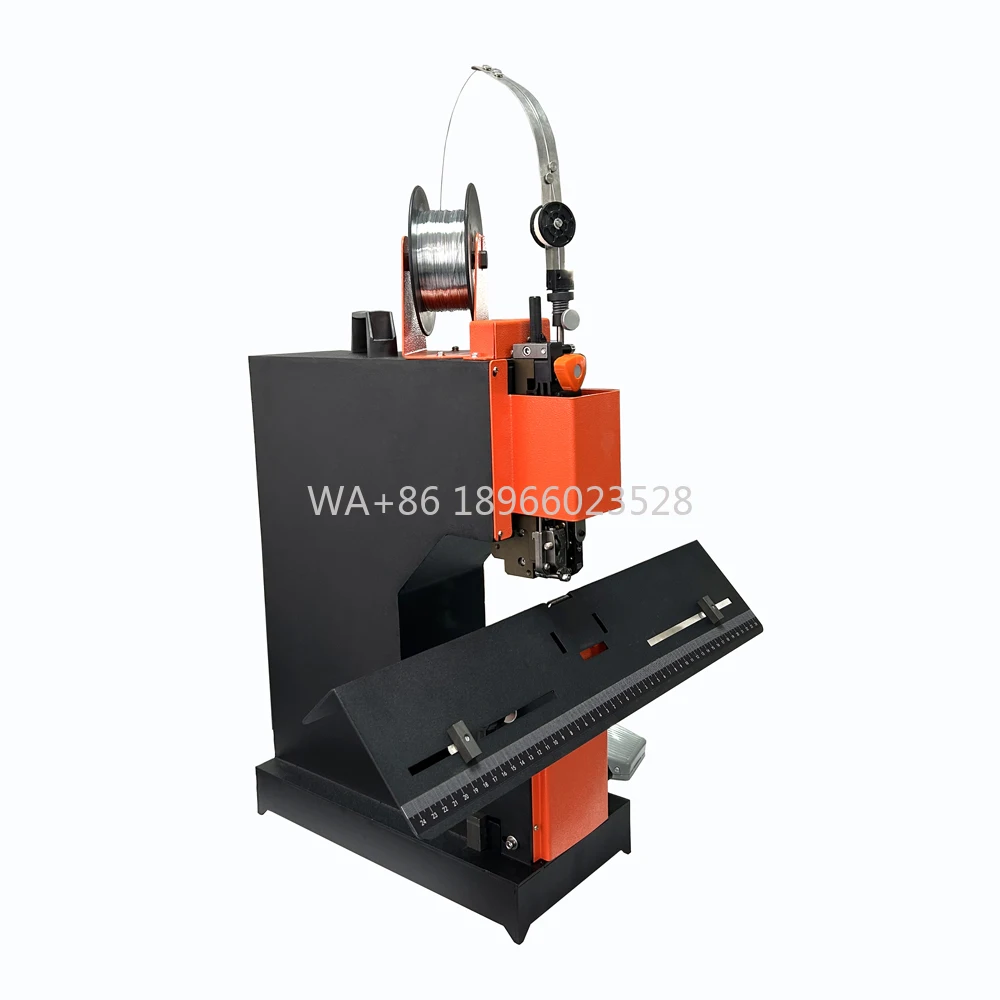Single  Head Wire Stitching Binding Machine QK-W01 Desktop Saddle Wire Stitching Paper Stapler Stapling Machine